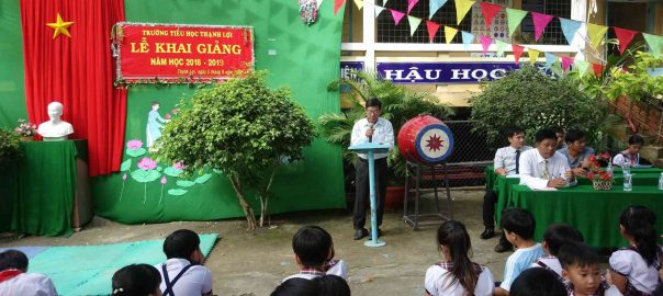 Đại diện cấp xã Đ/C Nguyễn Công Thành (bí thư xã Thạnh Lợi), phát biểu