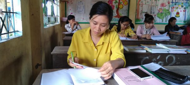 Cô Nguyễn Thị Mỹ Hạnh , hiệu phó nhà trường