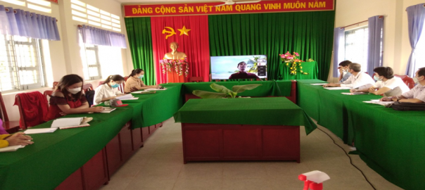 Tham gia sinh hoạt cụm gồm tất cả giáo viên Trường Tiểu học Hưng Thạnh 1, Hưng Thạnh 2, Thạnh Lợi 1.