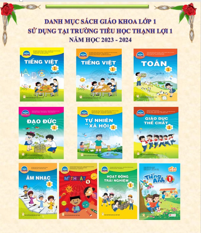 SÁCH GIÁO KHOA LỚP 1